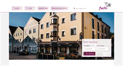 Desktop Screenshot of hotel-fuchs.de